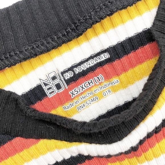 NOBO No Boundaries striped top - Picture 3 of 5